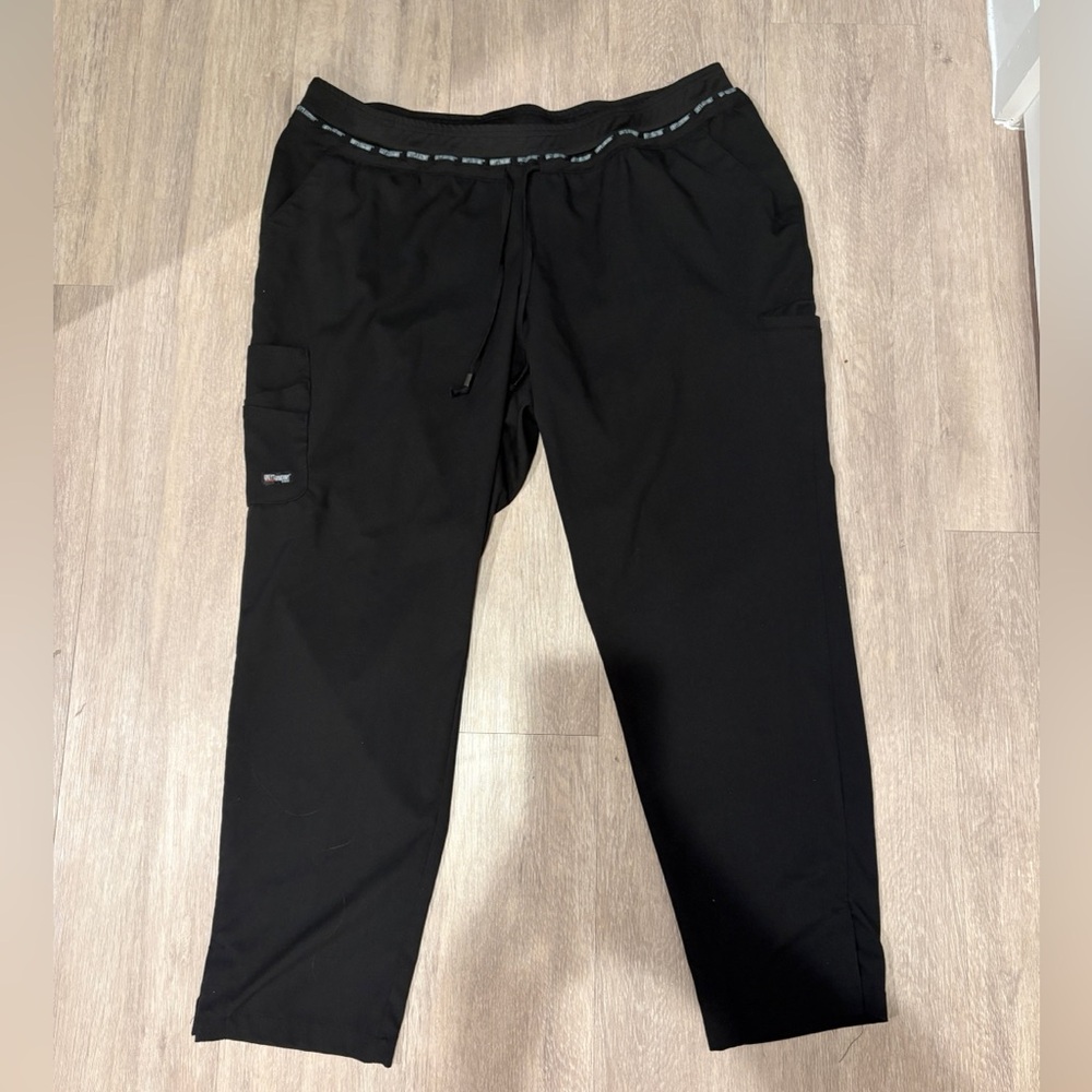 Black Greys Anatomy 3XL scrub pants